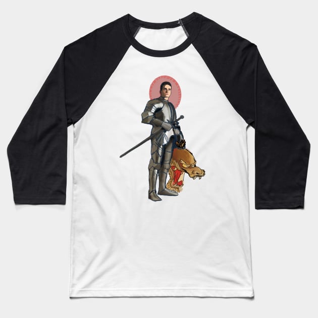 Saint George Baseball T-Shirt by HappyRandomArt